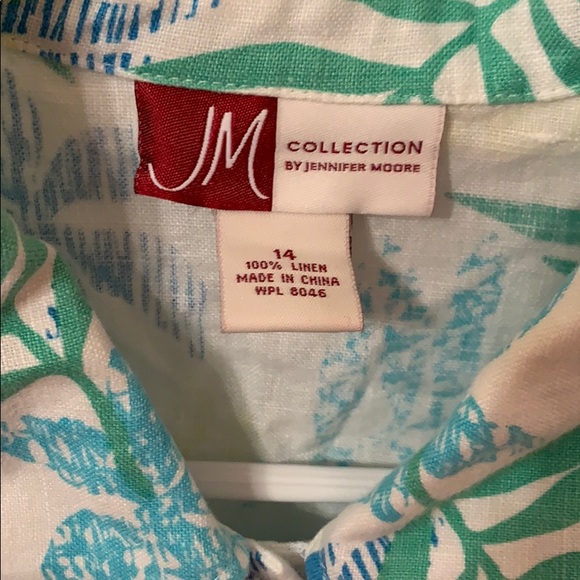 JM Collection Shirt, Size 14 - Picture 2 of 3